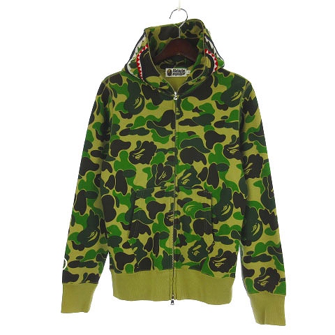 アベイシングエイプ A BATHING APE ABC CAMO SHARK PARKA パーカー  