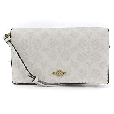 コーチ COACH 3036 シグネチャー ショルダー バッグ フラップ 