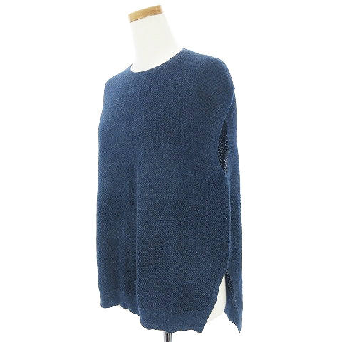 ギャルリーヴィー GALERIE VIE トゥモローランド 20SS 19SS コットン ノースリーブ プルオーバー ニット ベスト 2点 セット 鹿の子 黒 ブラック ブルー系 S まとめ ■SM メンズ