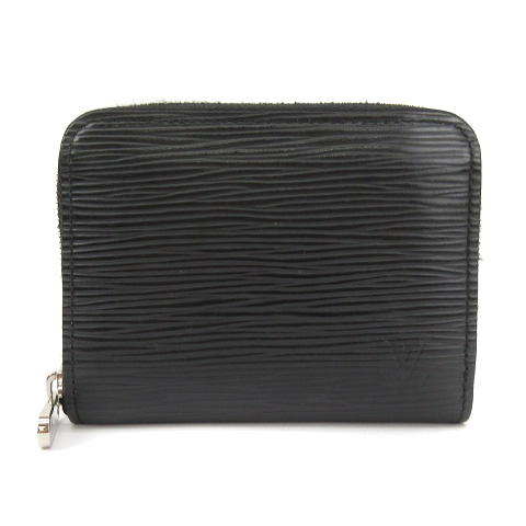 ルイ ヴィトン◎パース エピ ノワール ラウンドファスナー ブラック 黒 ルイヴィトン LOUIS VUITTON エピ ジッピー・コイン パース ケース