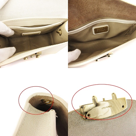 FURLA☆2wayバッグ(ミニポーチ付き、着脱式) 送り返し 