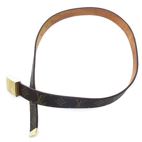 ルイヴィトン LOUIS VUITTON モノグラム サンチュールキャレ ベルト  