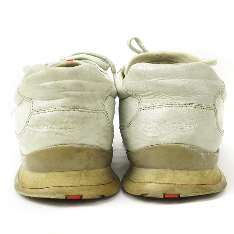 プラダスポーツ PRADA SPORT スニーカー ローカット レザー E0871 白 