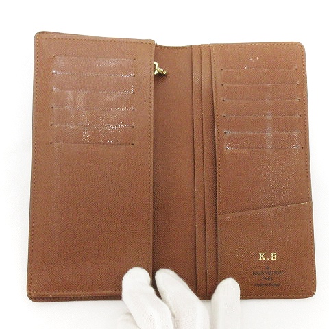 ルイヴィトン LOUIS VUITTON モノグラム ポルトフォイユ ブラザ 長財布  