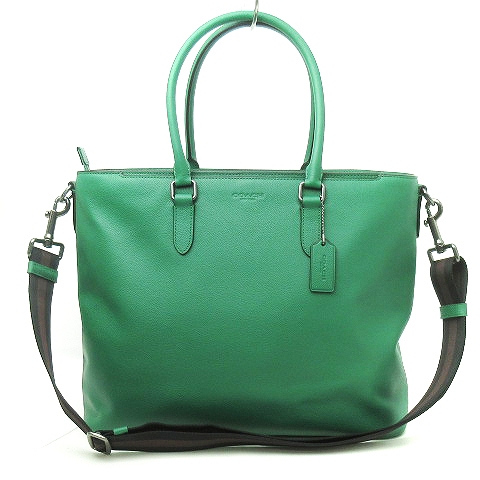 コーチ COACH 美品 ビジネス トートバッグ ショルダー 2WAY レザー 
