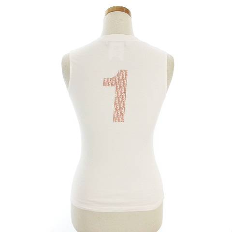 DIOR JADORE タンクトップノースリーブ コットン トロッター DIOR JADORE タンクトップノースリーブ コットン トロッター