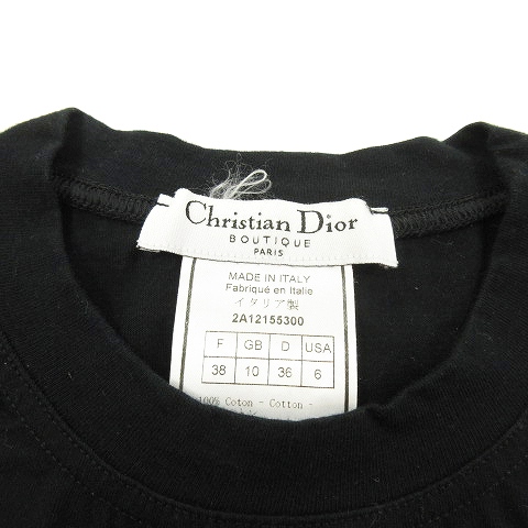 Christian Dior ノースリーブ Tシャツ ブラック 38