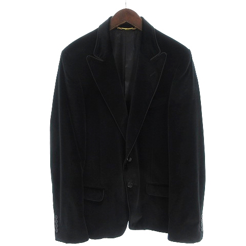 ドルチェ&ガッバーナ ドルガバ DOLCE&GABBANA ベルベット テーラード 