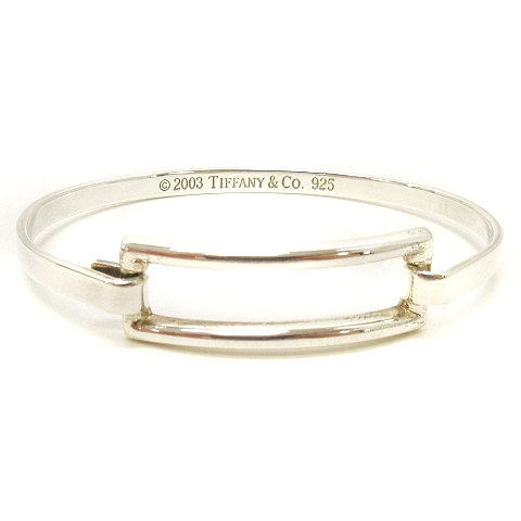 ティファニー TIFFANY & CO. オープン スクエア バングル ブレスレット