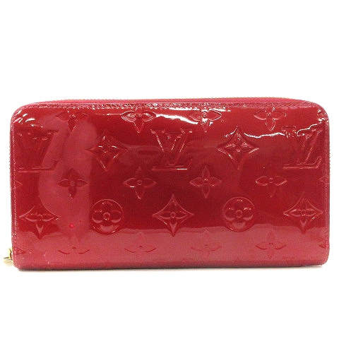 ルイヴィトン LOUIS VUITTON モノグラムヴェルニ ジッピーウォレット 
