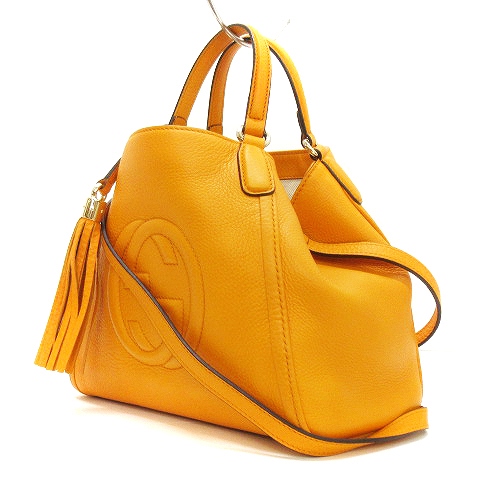 グッチ GUCCI ソーホー インターロッキングG ショルダーバッグ ハンド 