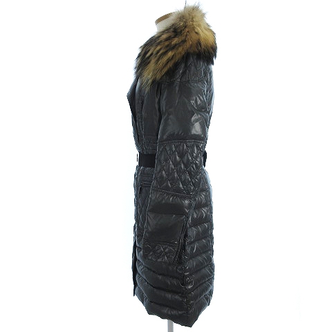 モンクレール MONCLER MAILLOL ダウンコート ひざ丈 長袖 リアルファー 