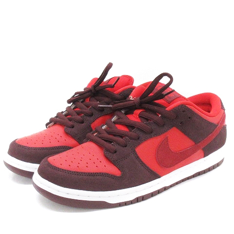 ナイキ エスビー Nike Sb Dunk Low Cherry Fruity Pack ダンクローチェリー スニーカー ローカット 切替 レザー スエード Dm0807 600 赤 レッド 28 靴 シューズ メンズ 002 ベクトルパーク