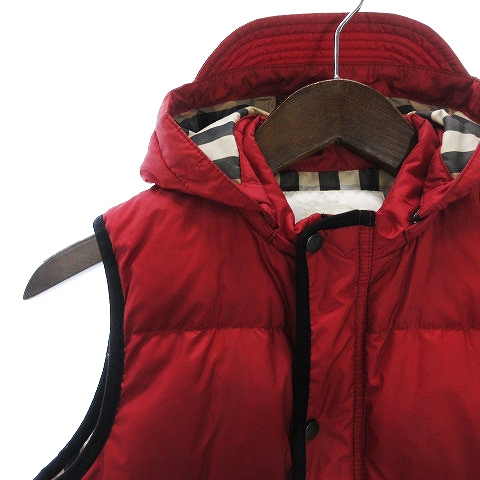 バーバリー チルドレン BURBERRY CHILDREN ダウンベスト フード付き  