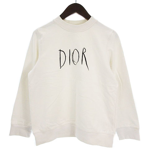 ディオール Dior トレーナー スウェット ボトルネック 長袖 ロゴ刺繍 
