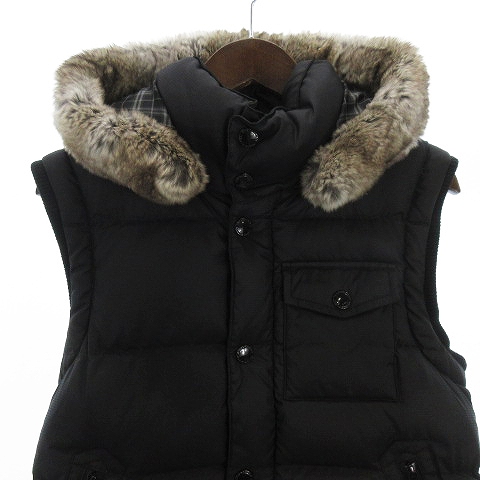 バーバリーブラックレーベル BURBERRY BLACK LABEL 美品 ダウンベスト 