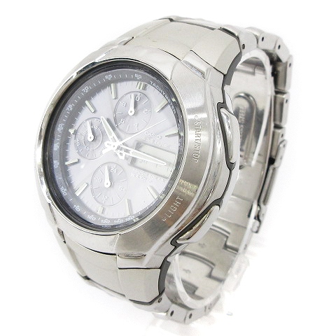 カシオ CASIO WAVE CEPTOR 腕時計 クロノグラフ 電波 ソーラー WVA