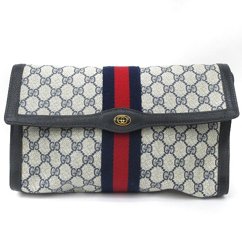 グッチ GUCCI シェリーライン GG柄 クラッチバッグ セカンドバッグ PVC 