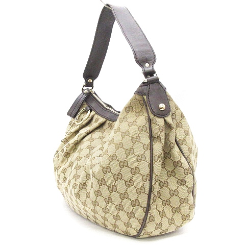 グッチ GUCCI GGキャンバス スーキー ショルダーバッグ セミショル 