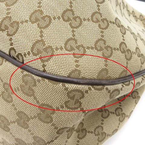 グッチ GUCCI GGキャンバス スーキー ショルダーバッグ セミショル 