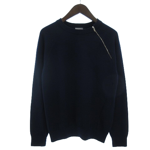 ディオールオム Dior HOMME 美品 ニット 長袖 クルーネック ウール 肩  
