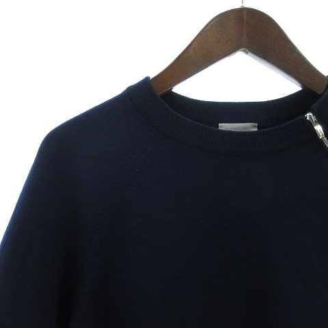 ディオールオム Dior HOMME 美品 ニット 長袖 クルーネック ウール 肩  