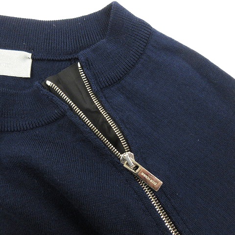 ディオールオム Dior HOMME 美品 ニット 長袖 クルーネック ウール 肩 