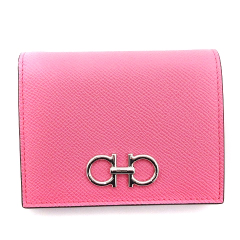 ���g�p�i �T�����@�g�[���t�F���K�� Salvatore Ferragamo �K���`�[�j ���܂����z �R���p�N�g�E�H���b�g ���U�[ 22D780 �s���N ���f�B�[�X