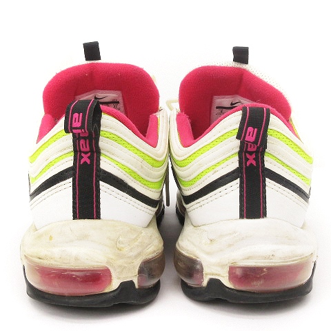 NIKE エアマックス97 ホワイト/ピンク/イエロー NIKE エアマックス97 ホワイト/ピンク/イエロー