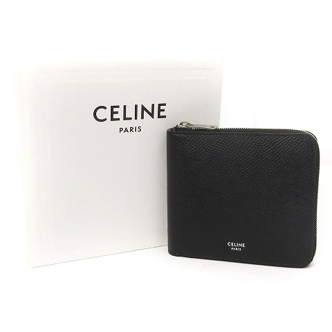 未使用品 セリーヌ CELINE ジップドバイフォール 財布 二つ折り 未使用品 セリーヌ CELINE ジップドバイフォール 財布 二つ折り