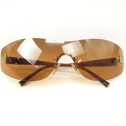 CHANELシャネルサングラス ココマークブラウン系 楽天市場】シャネル