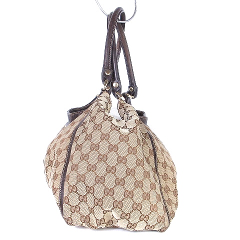 グッチ GUCCI アビーライン GGキャンバス トートバッグ レザー 総柄 