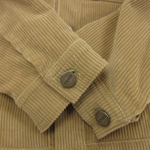 FENDI コーデュロイ ジャケット　ベージュ FENDI コーデュロイ ジャケットベージュ