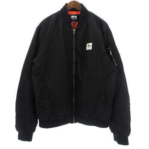 STUSSY 中綿入り リバーシブル MA-1 ブルゾン クリーニング済み STUSSY