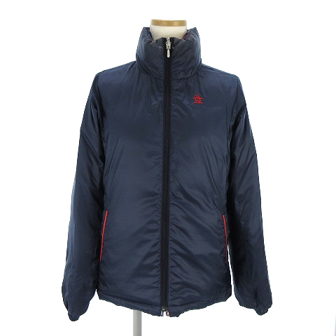 マンシングウェア MUNSINGWEAR リバーシブルダウンジャケット チェック