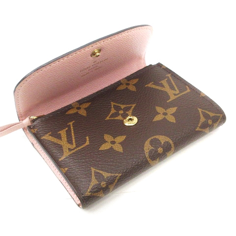 ルイヴィトン モノグラム ポルトモネロザリ コインケース ピンク 小銭  