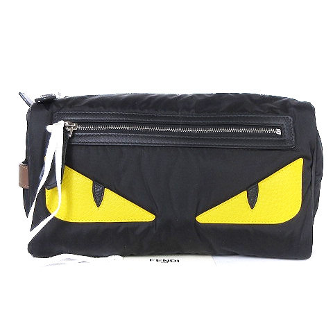 新品】FENDI フェンディ モンスター マフラー ブラック バグズアイ