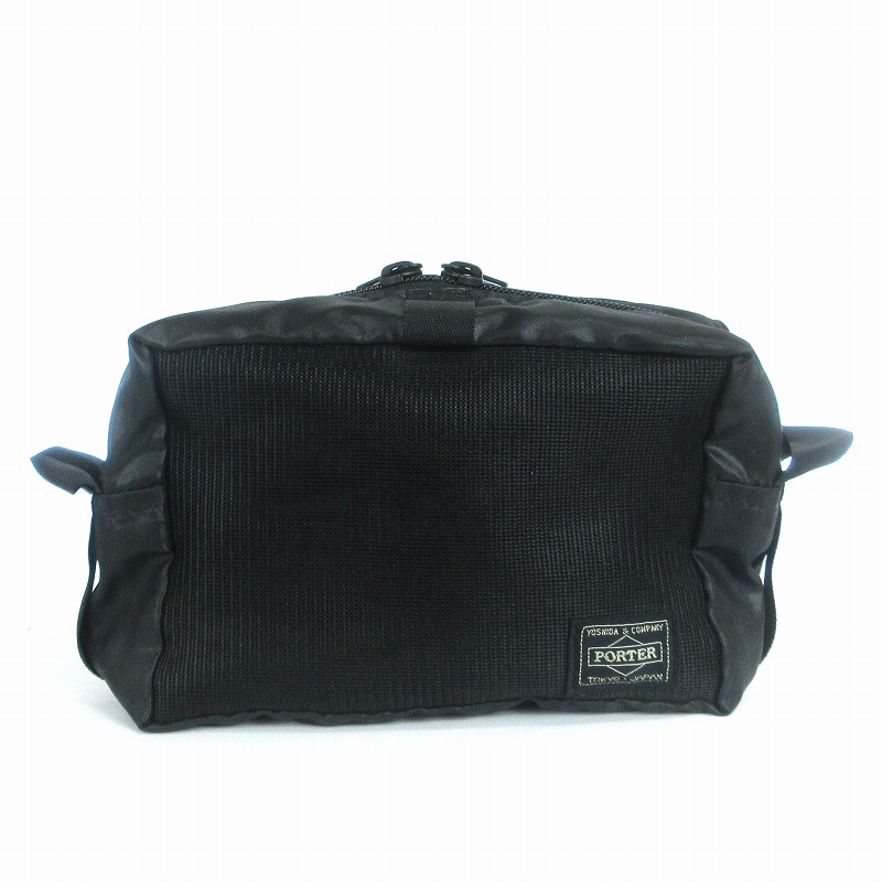 PORTER ポーター SNACK PACK スナックパック メッシュ ブラック