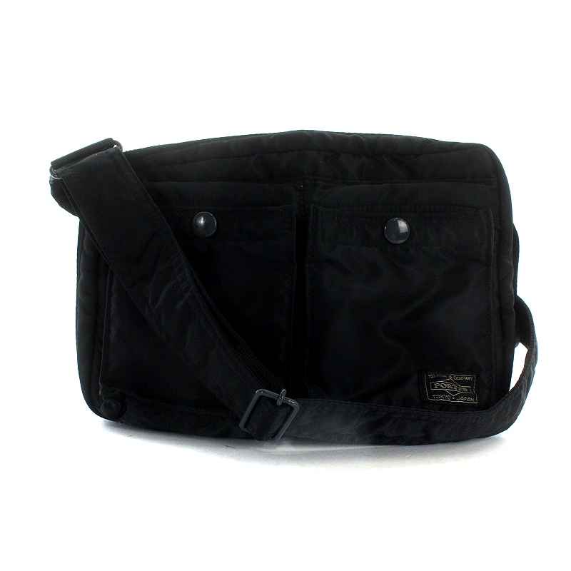 ポーター PORTER 吉田カバン タンカー ショルダーバッグ ナイロン 黒