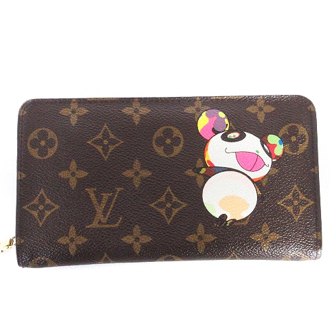 ルイヴィトン LOUIS VUITTON 村上隆コラボ モノグラム ポルトモネ  