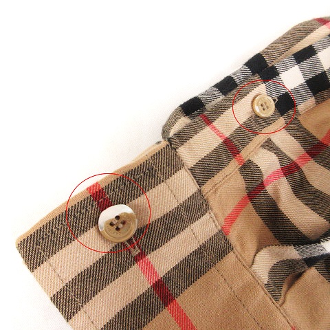 バーバリー BURBERRY シャツ 長袖 ノバチェック コットン