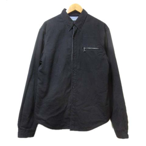 エンポリオアルマーニ EMPORIO ARMANI シャツジャケット 裏地チェック 