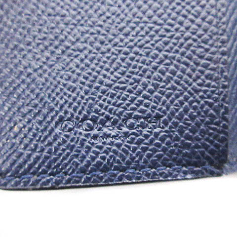 【新品未使用】COACH キーケース 正規品 紺 コーチ COACH キーケース 6連 キーリング付き 58359 レザー