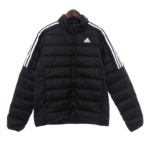 アディダス adidas 美品 ESSENTIALS DOWN JACKET ダウンジャケット 3本 