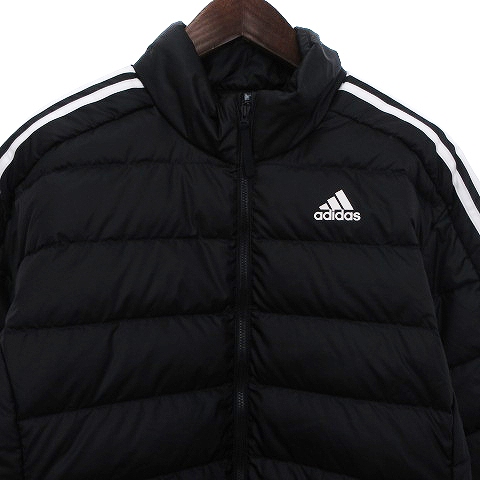 アディダス adidas 美品 ESSENTIALS DOWN JACKET ダウンジャケット 3本 
