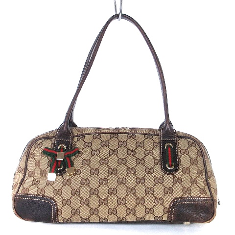 グッチ GUCCI GGキャンバス プリンシー ミニボストンバッグ トート 