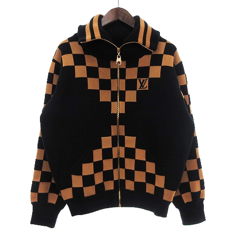 ルイヴィトン LOUIS VUITTON 19AW チェッカーボード ニットジャケット  