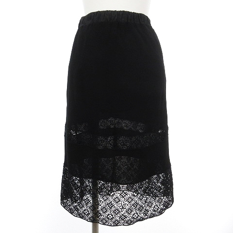 ルイヴィトン LOUIS VUITTON 美品 スカート タイト 膝丈 モノグラム  