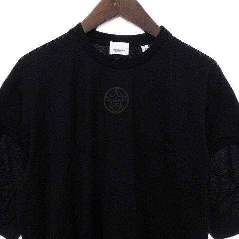 バーバリー BURBERRY Tシャツ カットソー 半袖 カットアウトディテール 