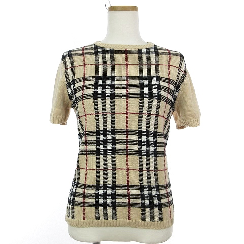 バーバリー ロンドン BURBERRY LONDON ニット セーター 半袖 ノバ